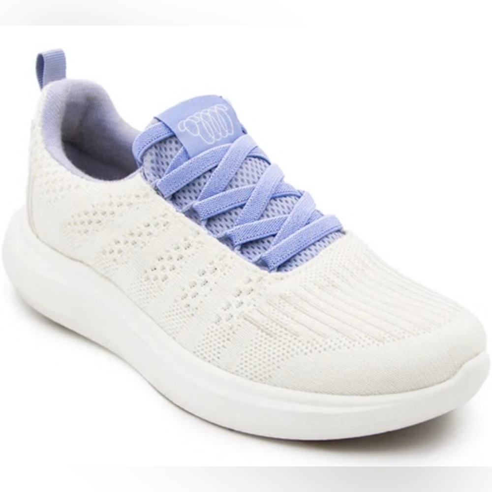 Woolloomooloo women's eden sneaker in Ice Lavender Merino Wool size 37/7
